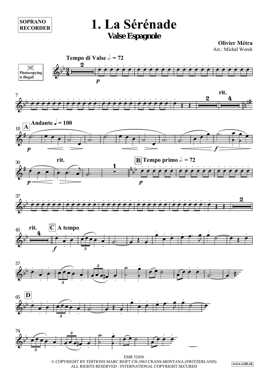Around The World Volume 3 Soprano Recorder scores gallery preview page 4