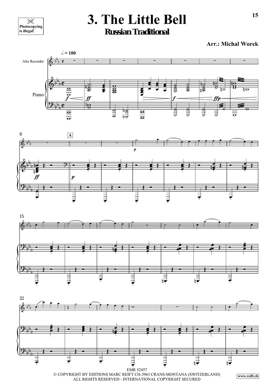 Around The World Volume 3 Alto Recorder scores gallery preview page 9