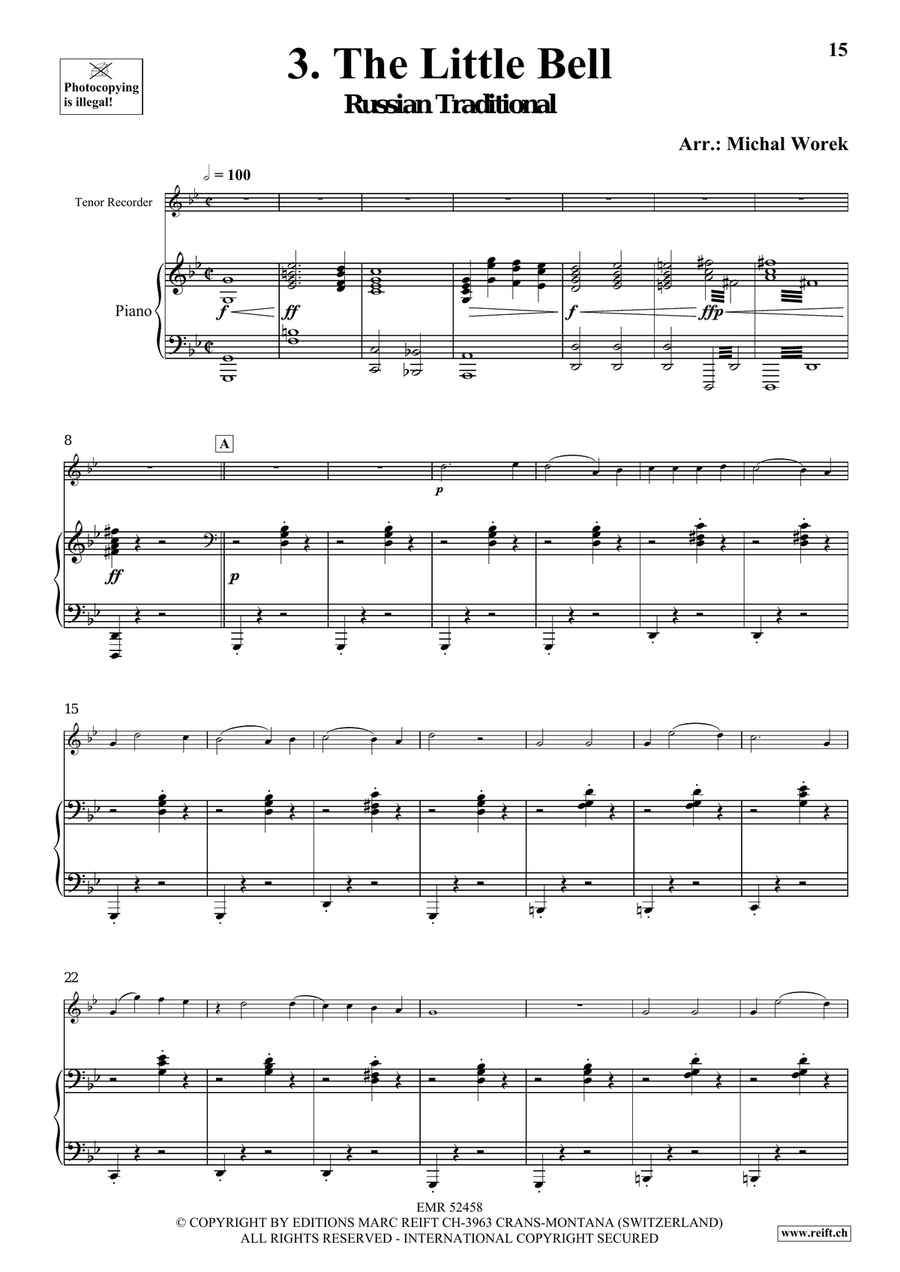 Around The World Volume 3 Tenor Recorder scores gallery preview page 9