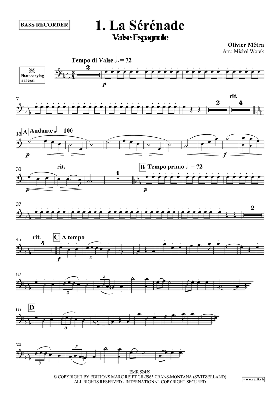 Around The World Volume 3 Bass Recorder scores gallery preview page 4