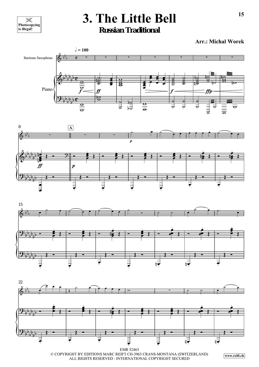 Around The World Volume 3 Baritone Saxophone scores gallery preview page 9