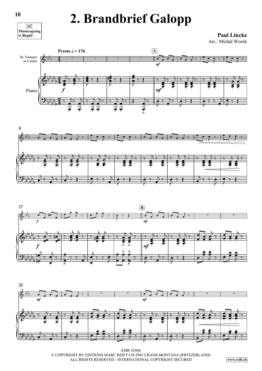 Around The World Volume 3 Cornet scores gallery preview page 7