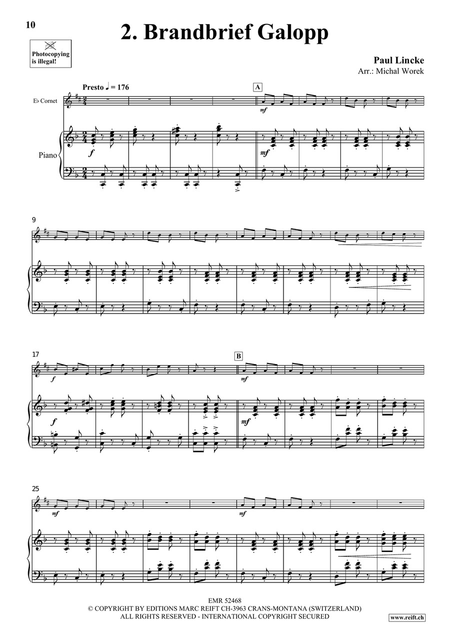 Around The World Volume 3 Cornet scores gallery preview page 7