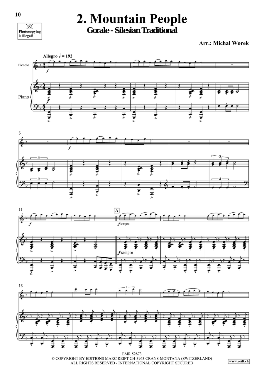 Around The World Volume 4 Piccolo scores gallery preview page 7