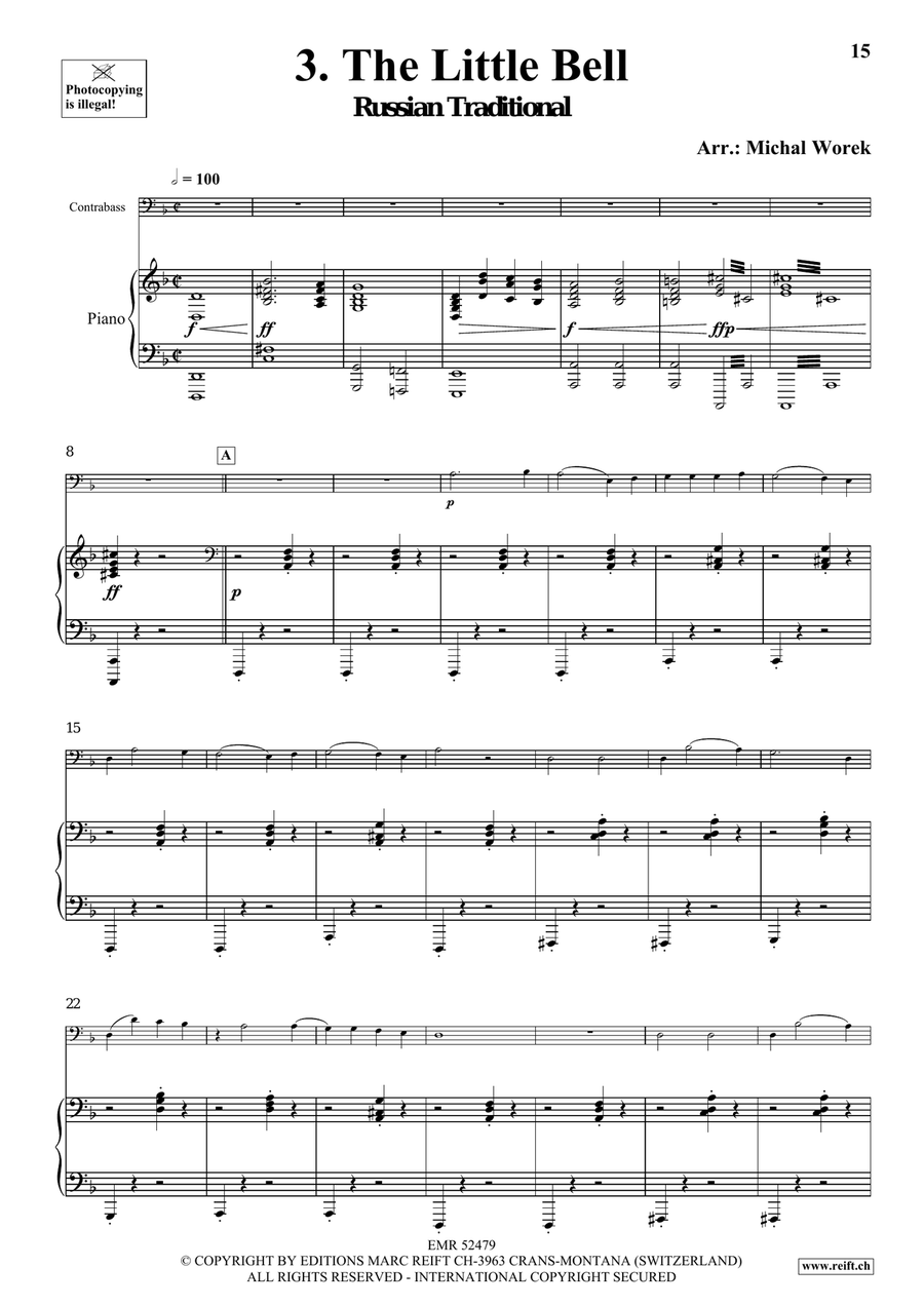 Around The World Volume 3 Double Bass scores gallery preview page 9