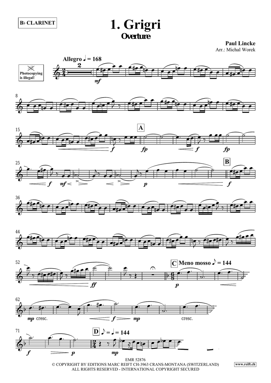 Around The World Volume 4 Clarinet Solo scores gallery preview page 4