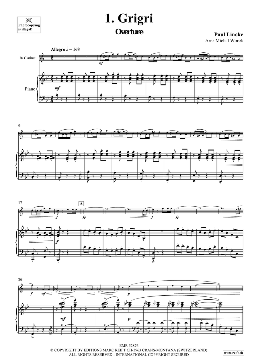 Around The World Volume 4 Clarinet Solo scores gallery preview page 5