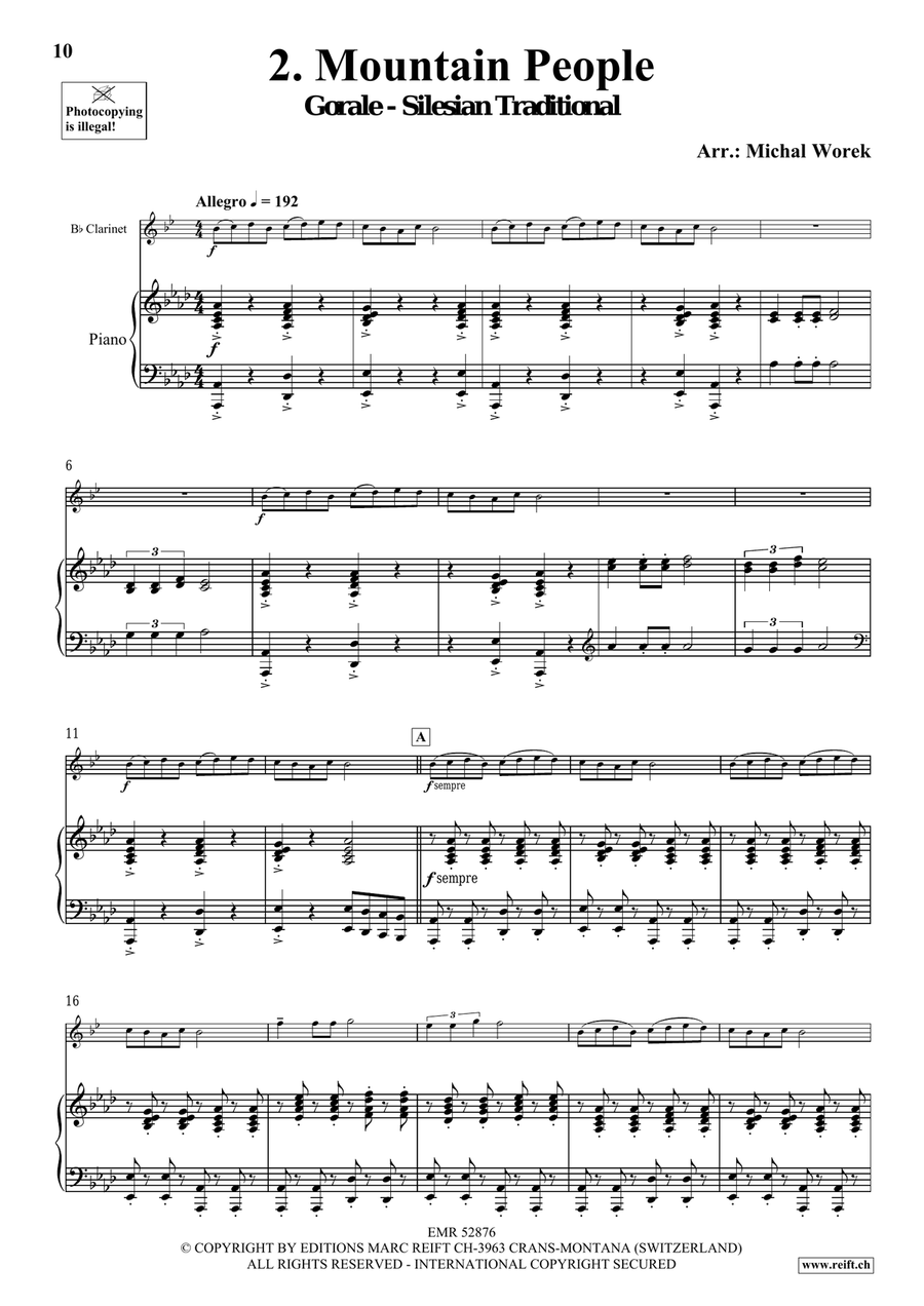 Around The World Volume 4 Clarinet Solo scores gallery preview page 7
