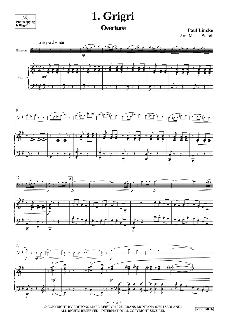 Around The World Volume 4 Bassoon Solo scores gallery preview page 5
