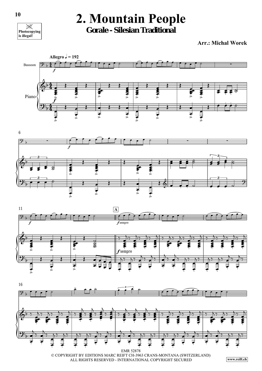Around The World Volume 4 Bassoon Solo scores gallery preview page 7