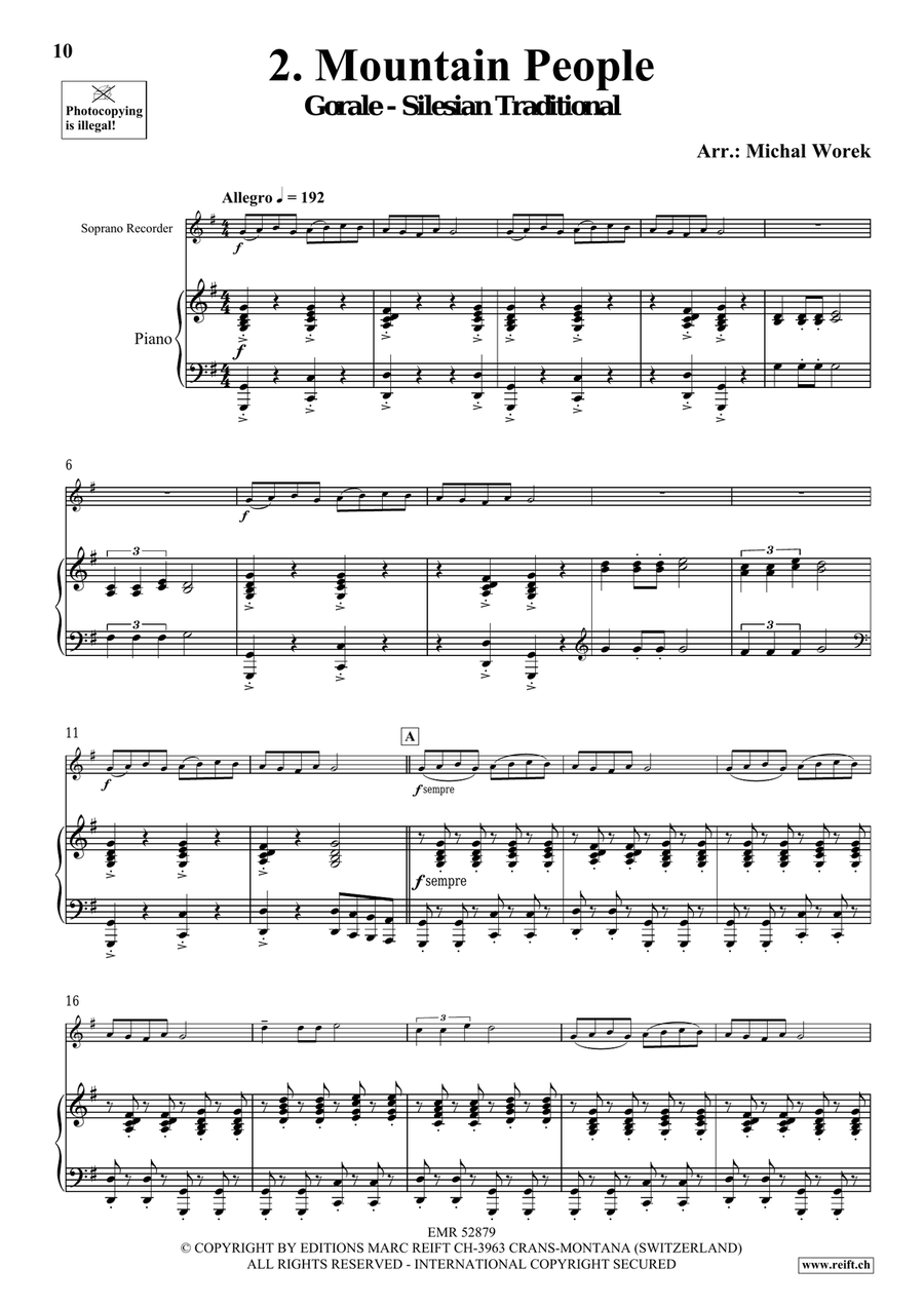 Around The World Volume 4 Soprano Recorder scores gallery preview page 7