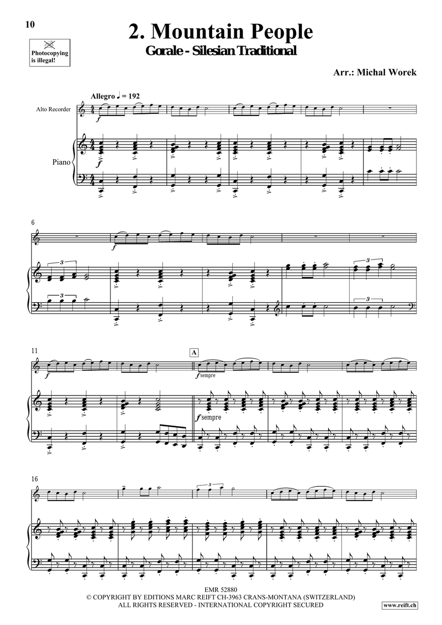 Around The World Volume 4 Alto Recorder scores gallery preview page 7