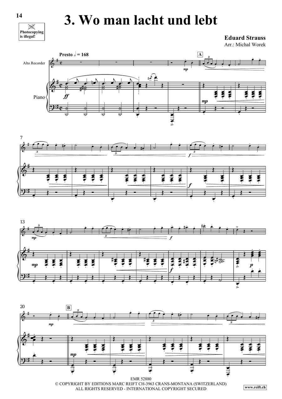 Around The World Volume 4 Alto Recorder scores gallery preview page 9