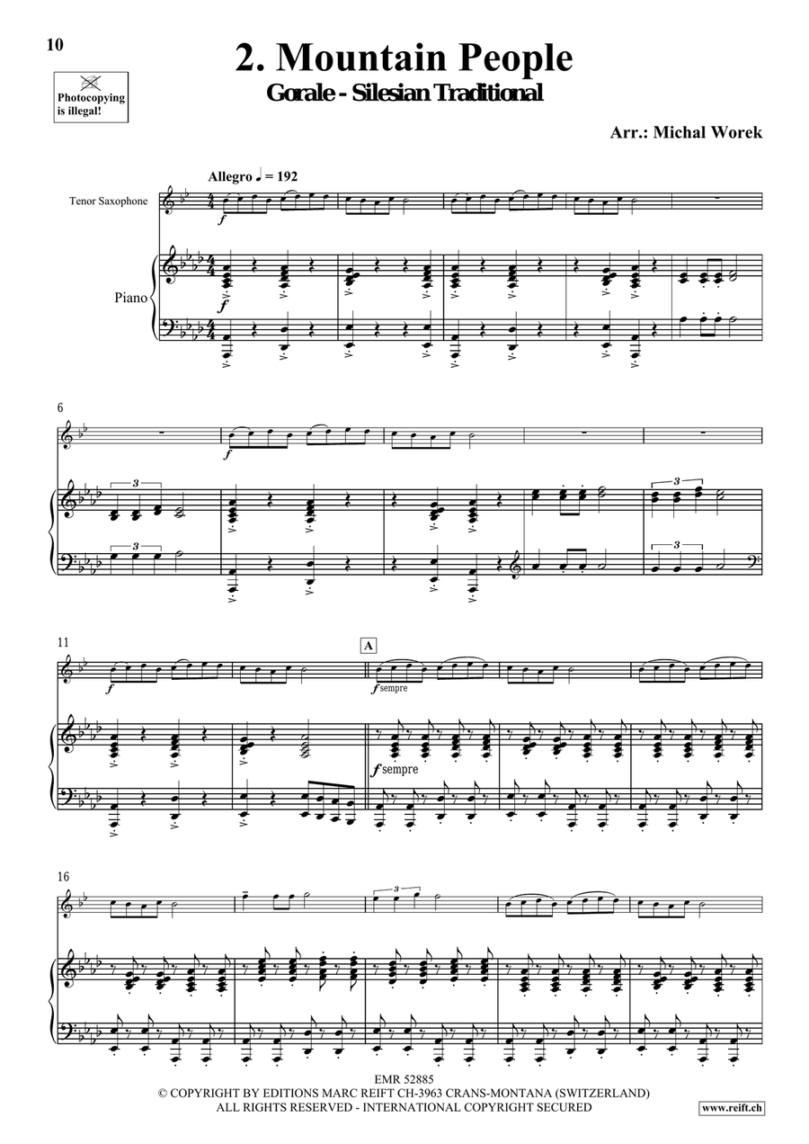 Around The World Volume 4 Tenor Saxophone scores gallery preview page 7