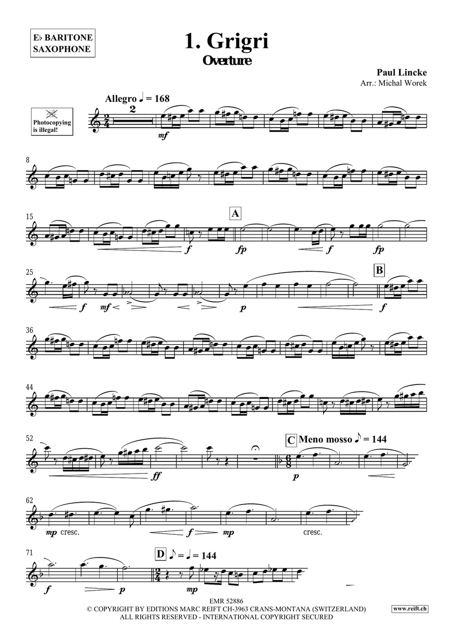 Around The World Volume 4 Baritone Saxophone scores gallery preview page 4