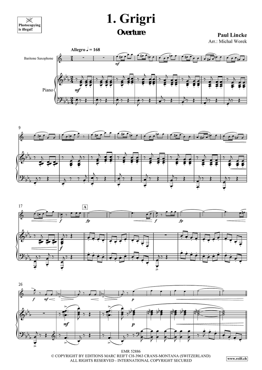 Around The World Volume 4 Baritone Saxophone scores gallery preview page 5