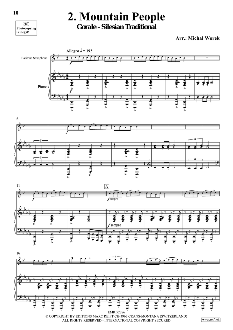 Around The World Volume 4 Baritone Saxophone scores gallery preview page 7