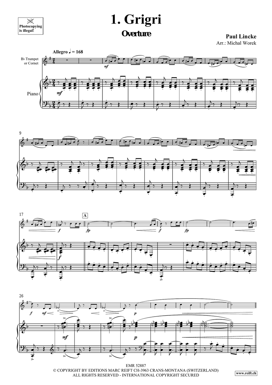 Around The World Volume 4 Cornet scores gallery preview page 5