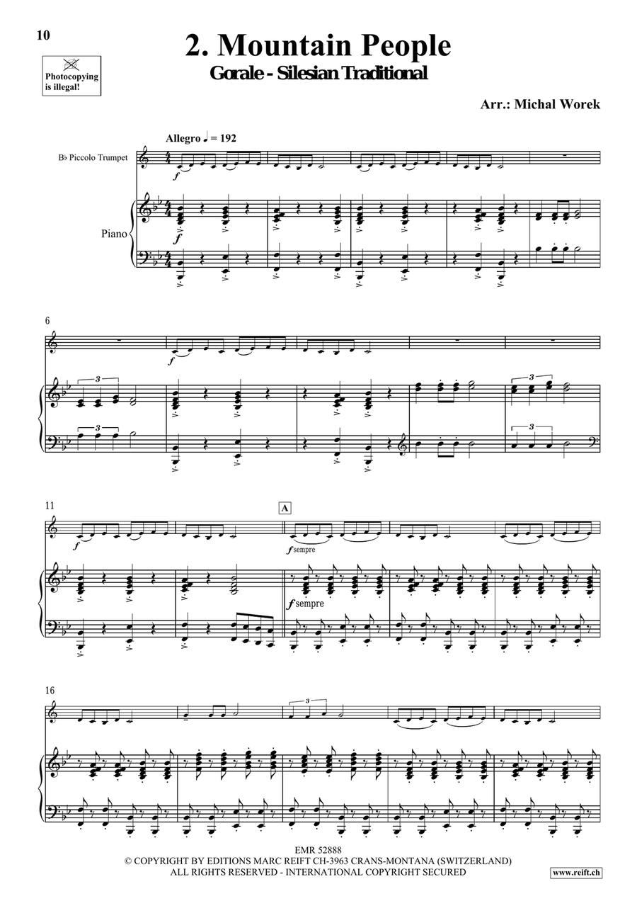 Around The World Volume 4 Piccolo Trumpet scores gallery preview page 7