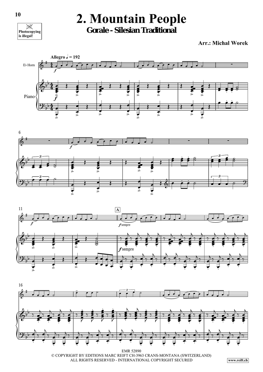 Around The World Volume 4 Horn scores gallery preview page 7
