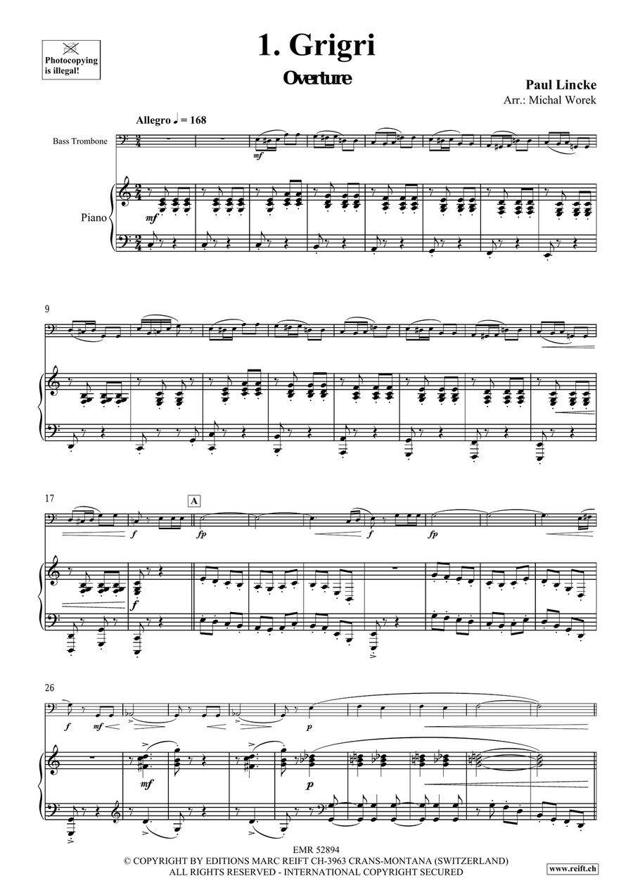 Around The World Volume 4 Trombone scores gallery preview page 5
