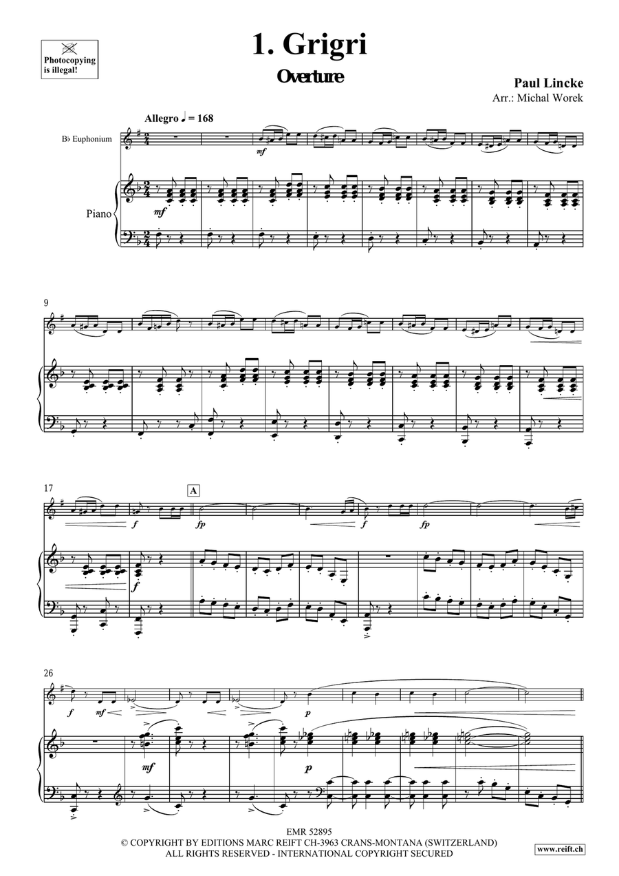 Around The World Volume 4 Euphonium scores gallery preview page 5