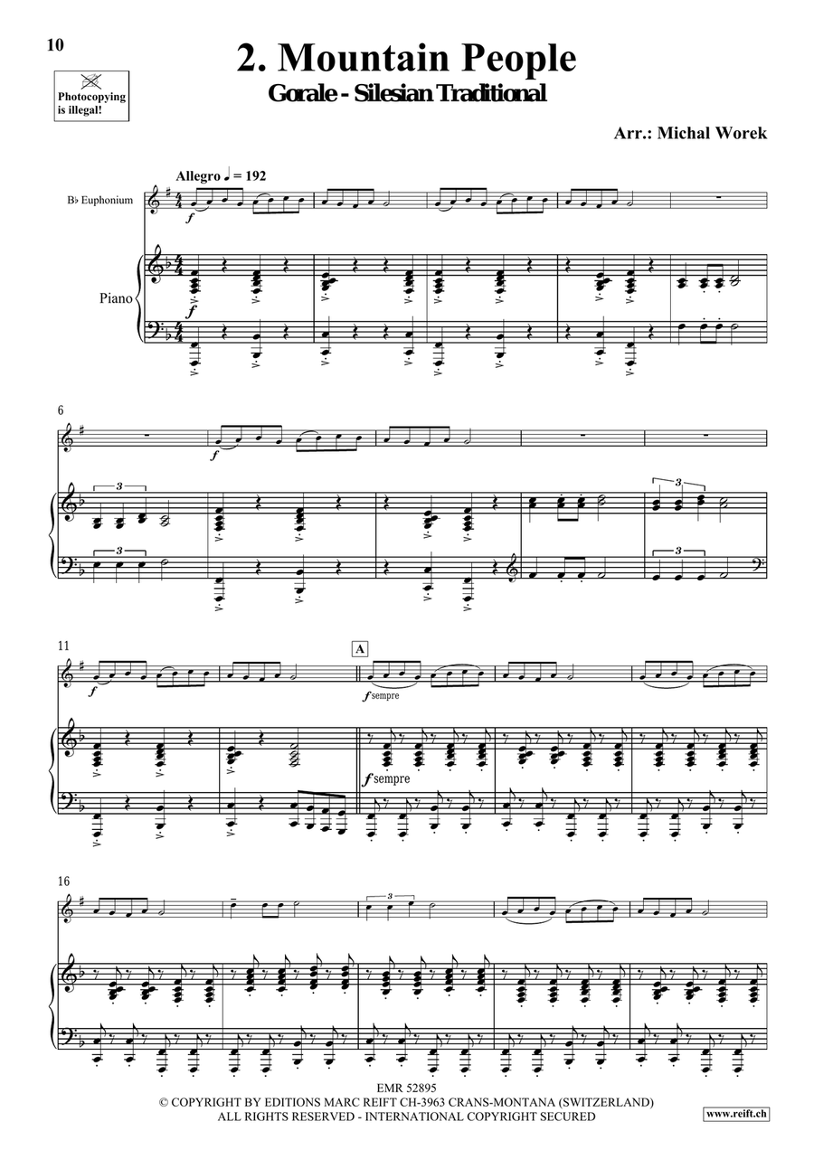 Around The World Volume 4 Euphonium scores gallery preview page 7