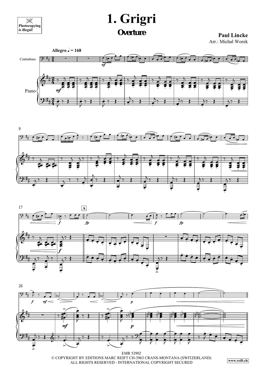 Around The World Volume 4 Double Bass scores gallery preview page 5