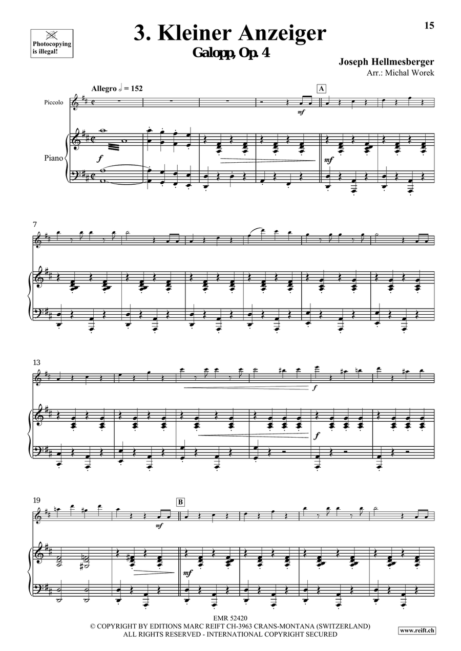 Around The World Volume 2 Piccolo scores gallery preview page 9