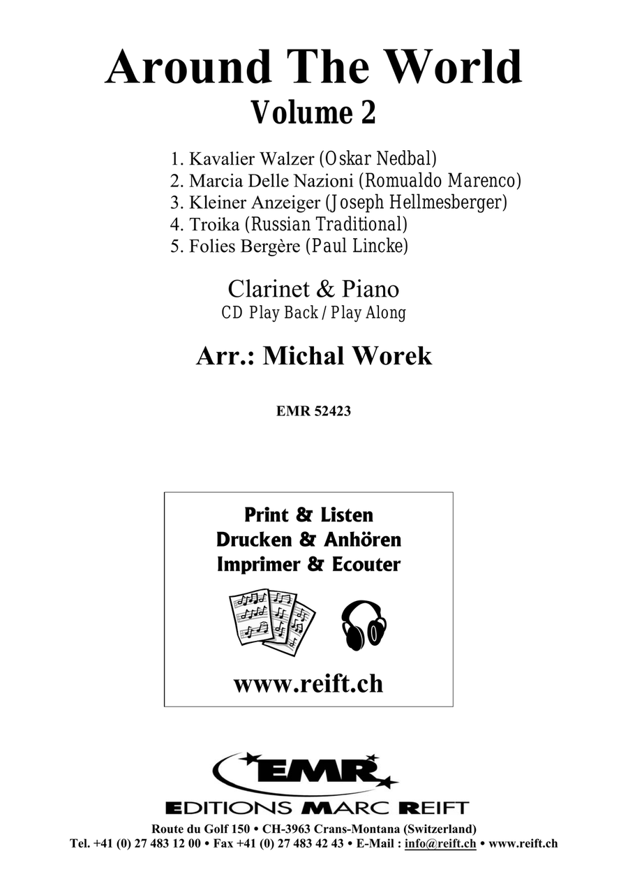 Around The World Volume 2 Clarinet Solo scores gallery preview page 2