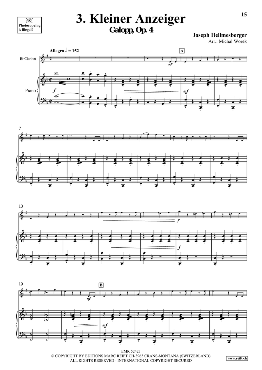 Around The World Volume 2 Clarinet Solo scores gallery preview page 9