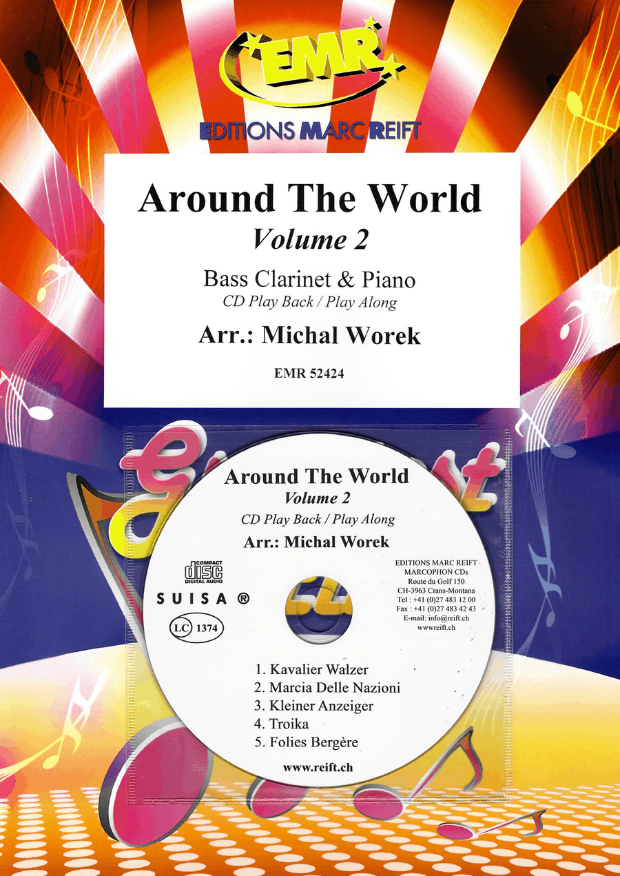 Around The World Volume 2 Bass Clarinet scores gallery preview page 1
