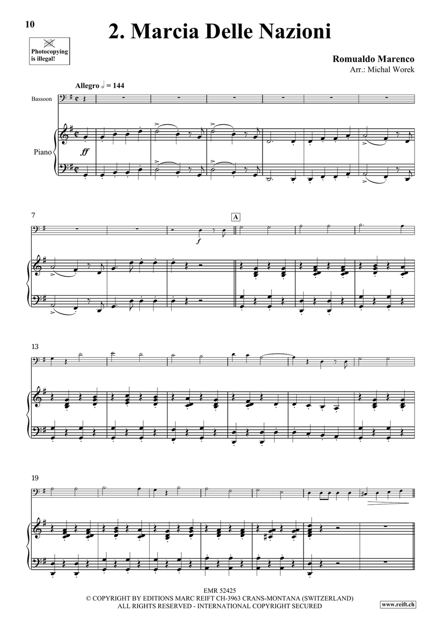 Around The World Volume 2 Bassoon Solo scores gallery preview page 7