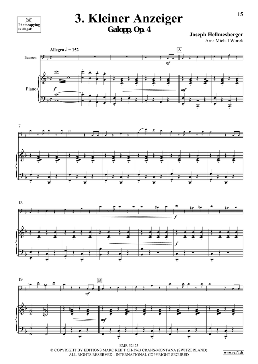 Around The World Volume 2 Bassoon Solo scores gallery preview page 9