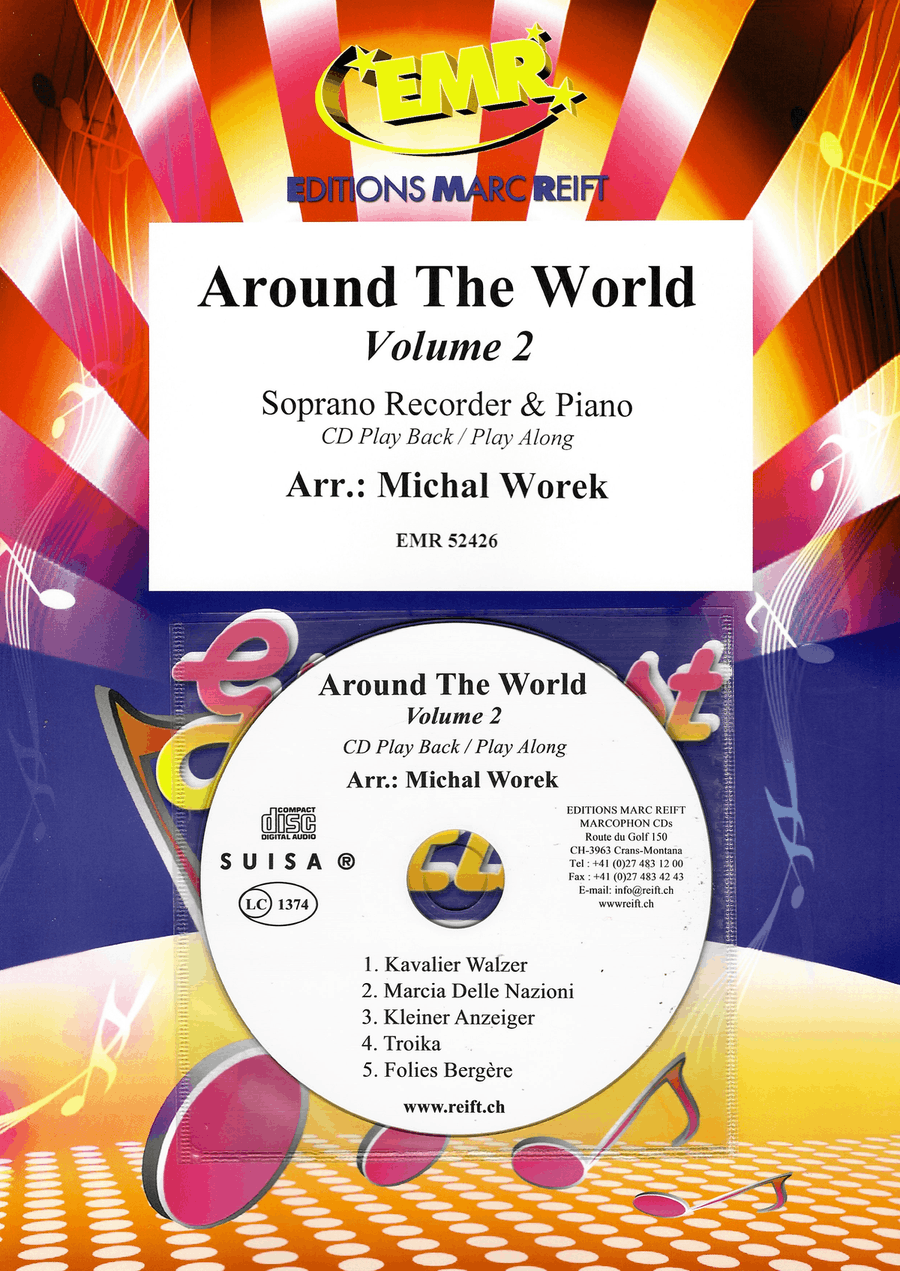 Around The World Volume 2 Soprano Recorder scores gallery preview page 1