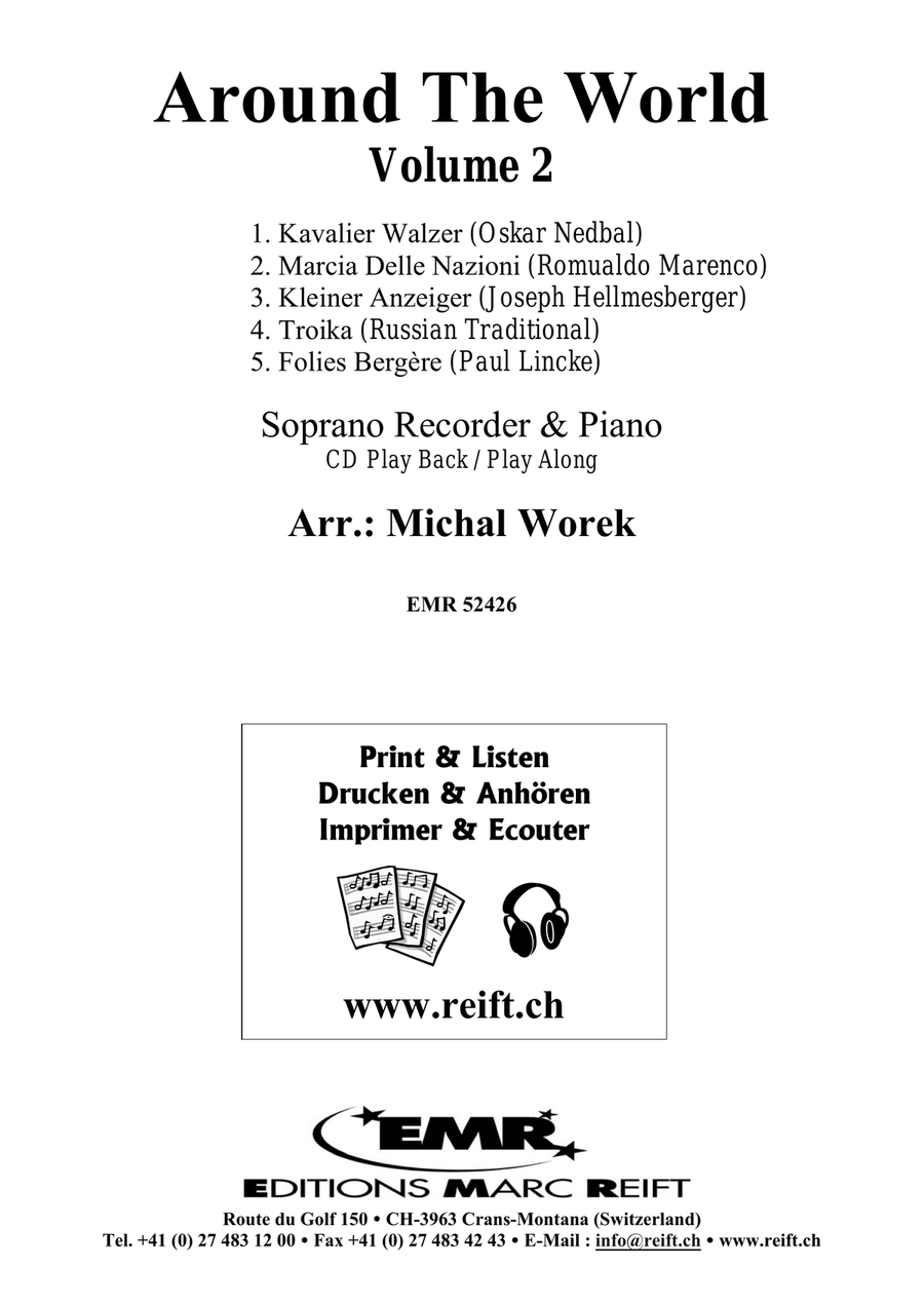 Around The World Volume 2 Soprano Recorder scores gallery preview page 2