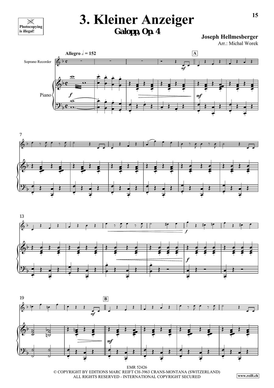 Around The World Volume 2 Soprano Recorder scores gallery preview page 9