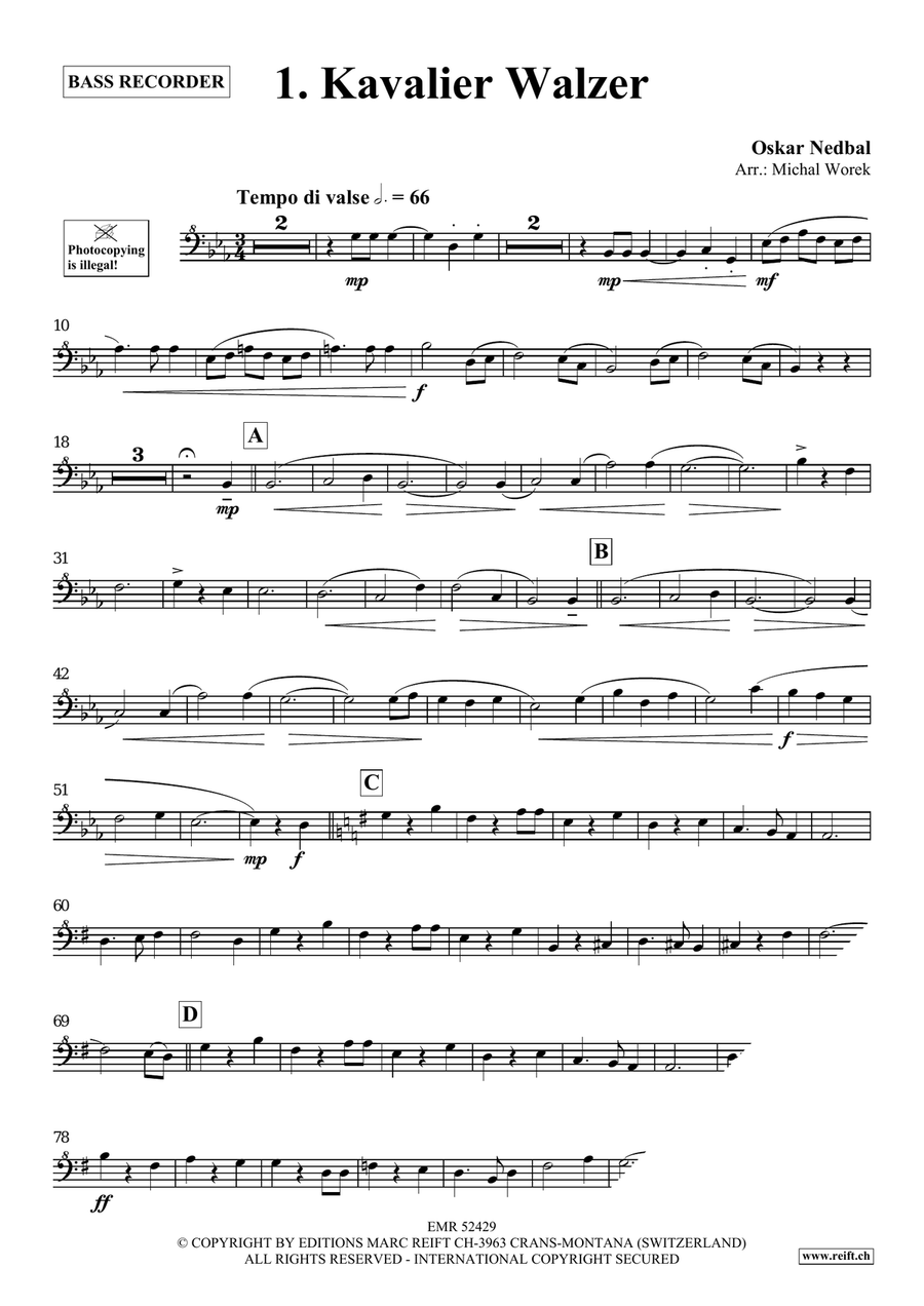 Around The World Volume 2 Bass Recorder scores gallery preview page 4