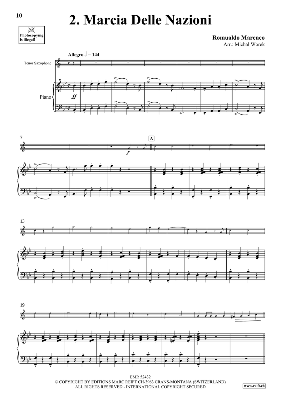 Around The World Volume 2 Tenor Saxophone scores gallery preview page 7