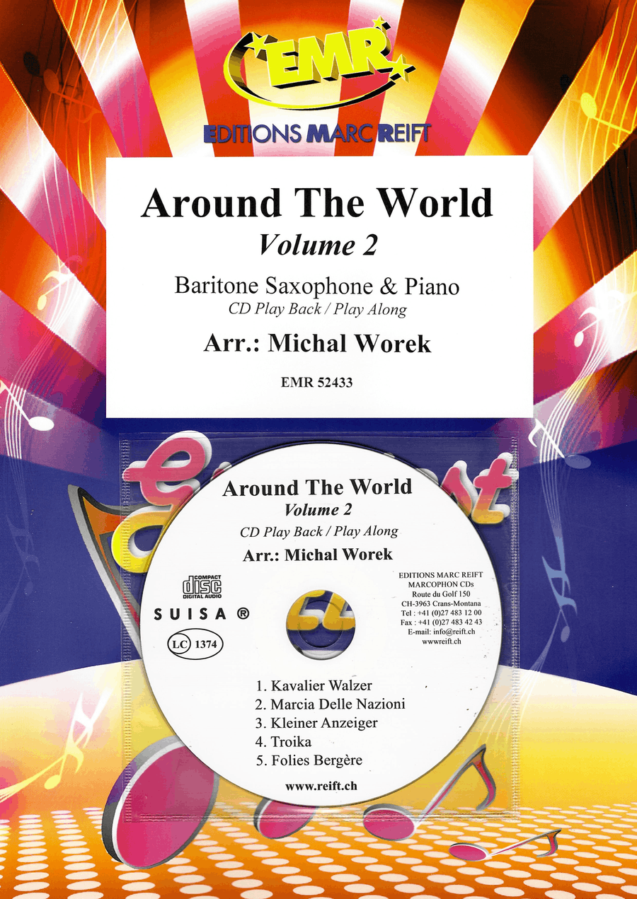 Around The World Volume 2 Baritone Saxophone scores gallery preview page 1