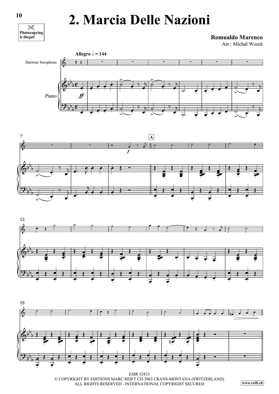 Around The World Volume 2 Baritone Saxophone scores gallery preview page 7