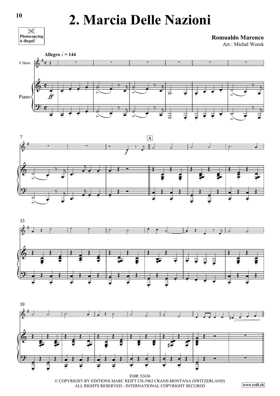 Around The World Volume 2 Horn scores gallery preview page 7