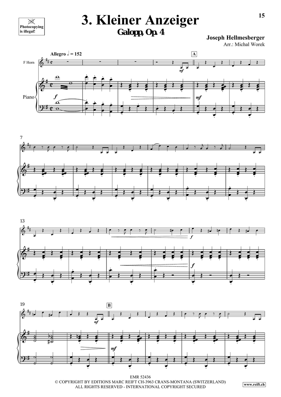 Around The World Volume 2 Horn scores gallery preview page 9
