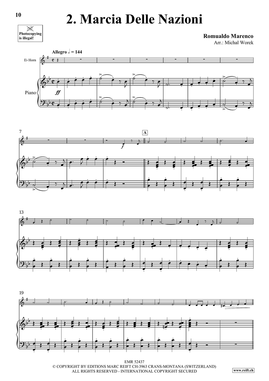 Around The World Volume 2 Horn scores gallery preview page 7