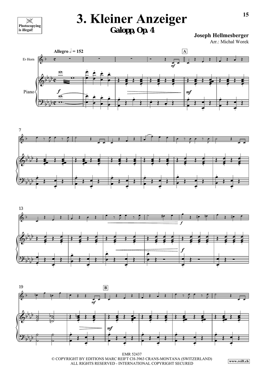 Around The World Volume 2 Horn scores gallery preview page 9