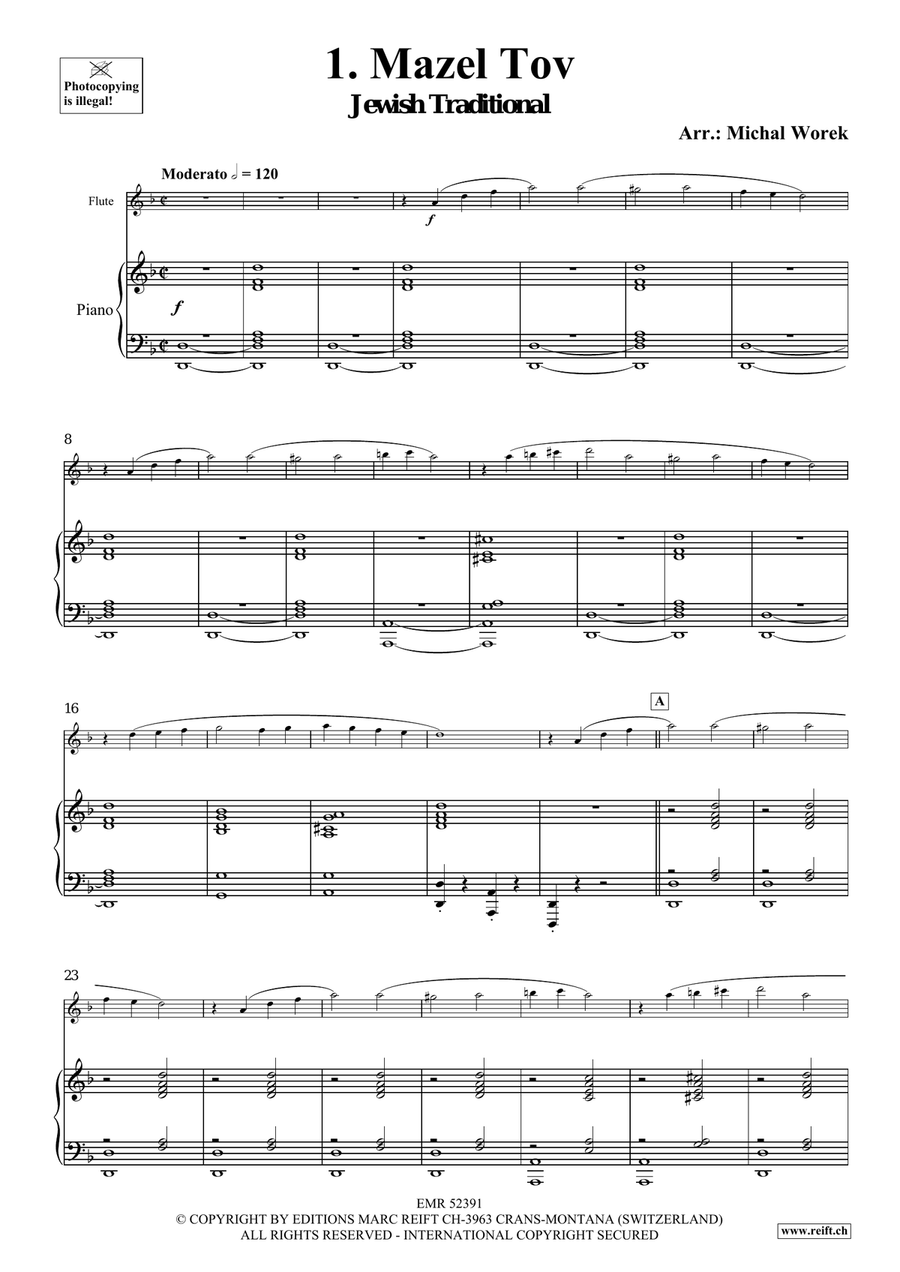Around The World Volume 1 Flute Solo scores gallery preview page 5