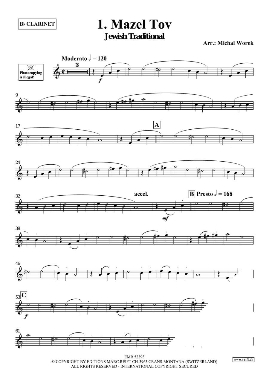 Around The World Volume 1 Clarinet Solo scores gallery preview page 4
