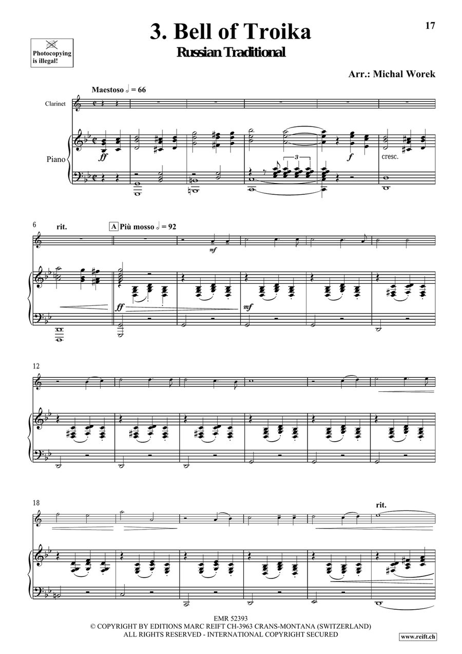 Around The World Volume 1 Clarinet Solo scores gallery preview page 9