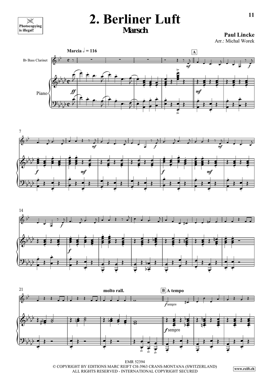 Around The World Volume 1 Bass Clarinet scores gallery preview page 7