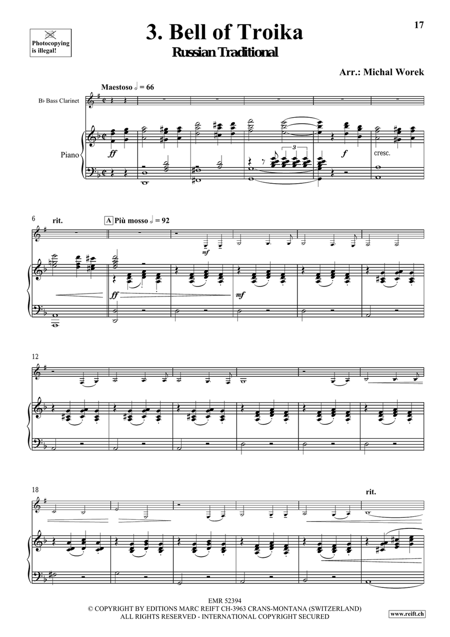 Around The World Volume 1 Bass Clarinet scores gallery preview page 9